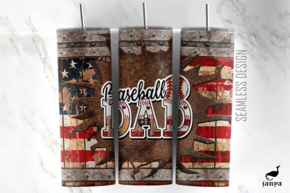 Download Baseball Dad Tumbler 20 Oz Sublimation 1 - 20 oz Collection
