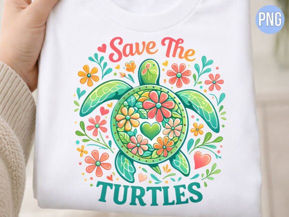 Download Save the Turtles Sea Floral Turtle PNG - Floral turtle png Collection