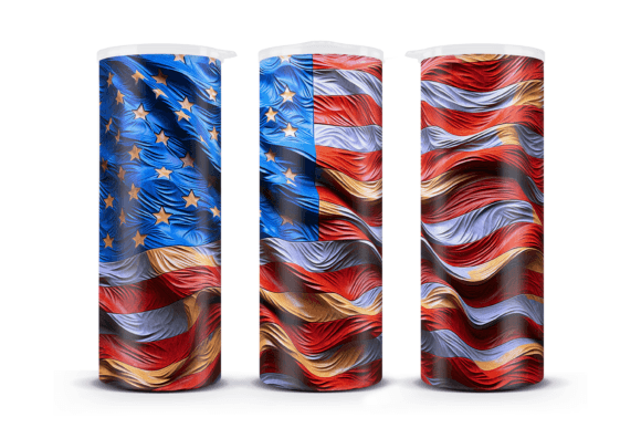 Download USA Flag 20 Oz Skinny Tumbler Png - 20 oz Collection