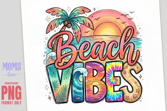 Download Beach Vibes Summer Sublimation PNG - Premium Resources