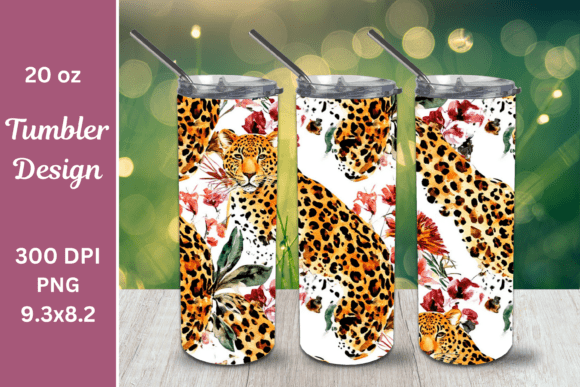 Download Leopard Tumbler Wrap – 20 Oz Sublimation - 20 oz Collection